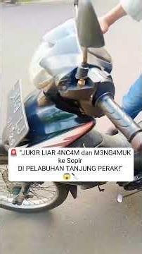 🚨 “Illegal Parking Attendants Are Rampant in TANJUNG PERAK Threatening Drivers ⚠️🚢#ViralIndonesia...