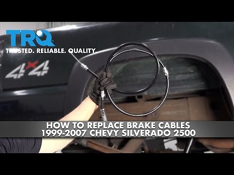 How To Replace Brake Cables 1999-2007 Chevy Silverado 2500