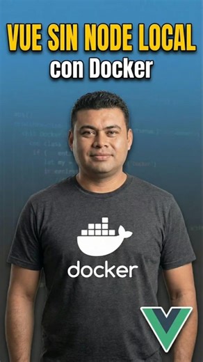Vue.js sin Node local gracias a docker #codadry #programming