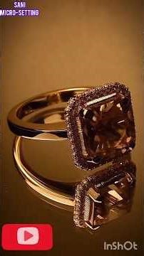 Handcrafted Diamond Ring Setting | Fancy Yellow Emerald Cut