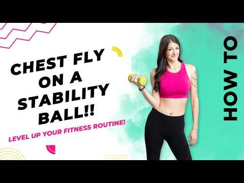How To Do A Chest Fly On A Stability Ball! Get Tight & Stable!!