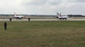 22K views · 484 reactions | The 'Thunderbirds' before take off at the JBSA Air Show at Kelly Field Annex! | KENS 5 & Kens5.com | Facebook