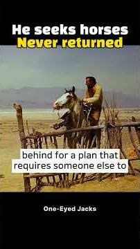 He seeks horses — Never returned
