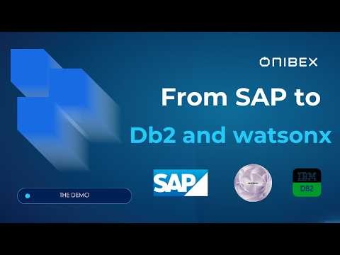 Demo: From SAP to DB2 and WatsonX
