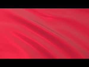Orange-Red flag waving in the wind - Flag animation - Motion background - 4K UHD