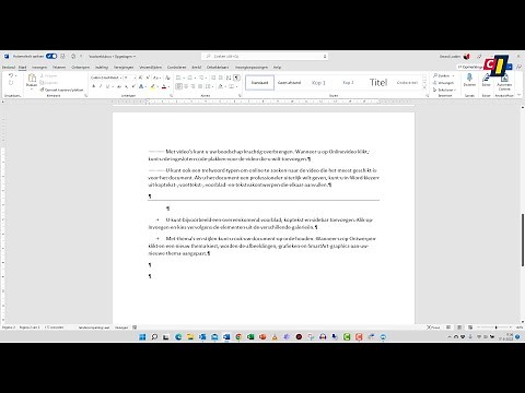 Word - Uitlijnen met tabs (1)