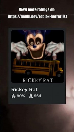 Ricky Rat 6.8/10 #roblox #robloxhorror #scaryrobloxgames #robloxgames #scaryroblox #robloxhorrorgame