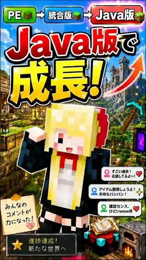 I'm a Minecraft beginner, and I've finally made some progress in the Java Edition! #Minecraft #Ja...