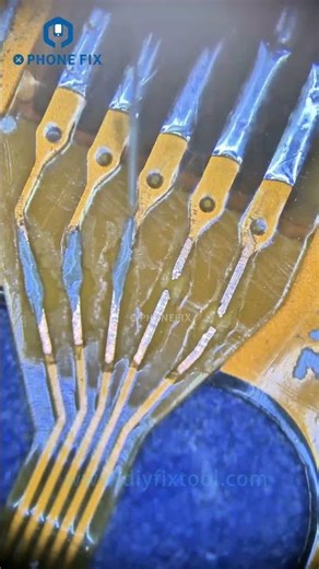 Use MECHANIC NANO20 Nano Conductive Silver Paste to Fix Phone Screen Line (LCD Screen Flex Circuits)