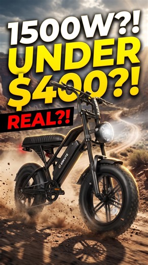 I Bought A 1500W "Electric Dirt Bike" For Under $400... Is It Real?! (Eskute V100) [Exposed]