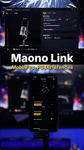 Did you know MAONO LINK isn’t the same on PC & Mobile?