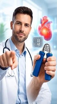 Handgrip 8 min: baja 6–7 mmHg tu presión en 4 semanas