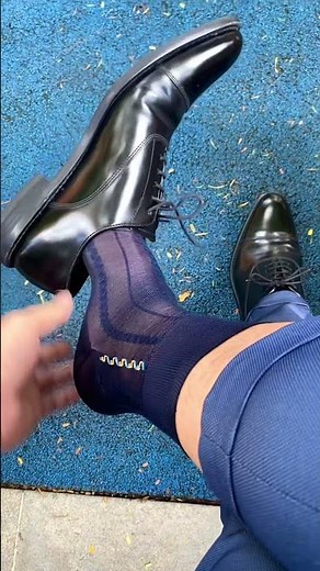Men’s old fashion silky sheer suit socks www.mrbabauu.com