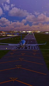 Touching down in Buenos Aires! Aerolineas Argentinas Boeing 737-800 landing at Aeroparque. From Microsoft Flight Simulator 2020. #msfs #flightsim #aviationdaily #planelanding #aerolineasargentinas #nightflight | Flight Playground