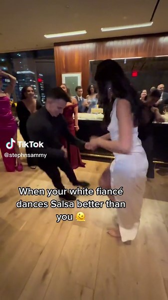 whose the real puerto rican bc i dont think its her🤣 #salsadance #latina #mixedcouple #puertiricangirl #engagementparty