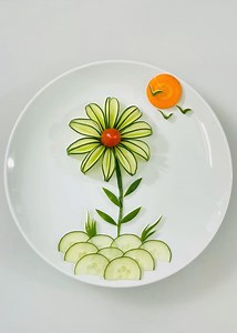 Carved fruit to decorate food | ZicZic Network