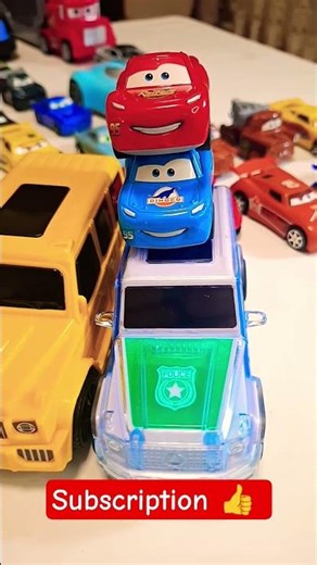 Disney Pixar Car 🚗 McQueen Dinoco spider man #automobile #disneypixarplaysets #lightningmcquee