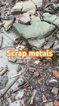 Some metal scraps collected, a mudlarking adventure #shorts #mudlarking #scrapmetal