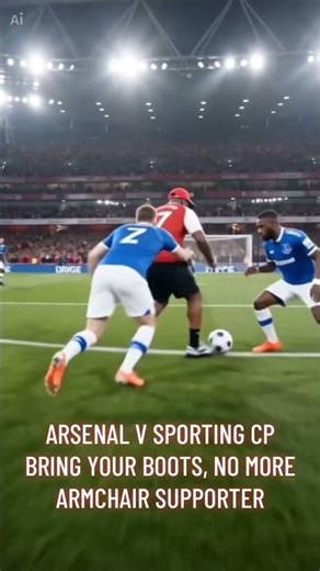 ARSENAL V SPORTING CP | BRING YOUR DINNER AND YOUR BOOTS | NO MORE ARMCHAIR SUPPORTER #arsenal