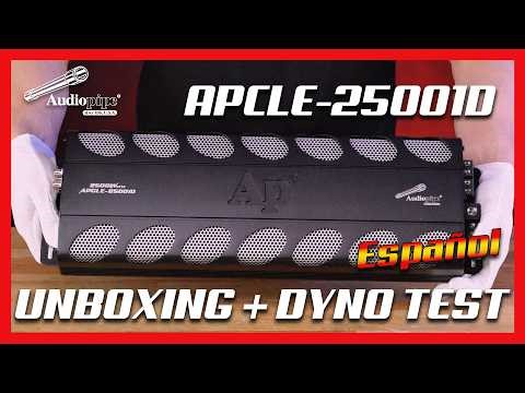 Audiopipe-25001D | Dyno Test 🔥 Potencia REAL (1Ω, 2Ω, 4Ω) + Unboxing