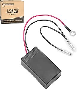 RPM REV Limiter 1019094-01&Ignition Coil with Cap 101909201& Ignition Module 21119-2161 with Spark Plug Compatible with Kawasaki FE290D FE350D for Club Car DS & Precedent Gas Golf Carts 1997-UP