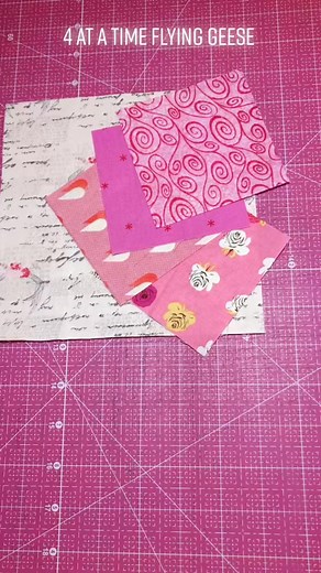 7.1K views · 46 reactions | 4 at a time flying geese! Why can’t it really go this fast?  Video by Bekka Parks #quiltingtiktok #quilttok #quiltersoftiktok #quilttutorial | Quilt Patterns PDF | Facebook