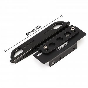 INJORA 2PCS Metal Rock Sliders Side Pedal for Axial SCX24 Jeep Wrangle