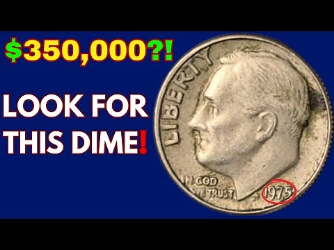 🔎 1975 Roosevelt Dime Without a Mint Mark – Worth ONLY 10 Cents or $350,000?!