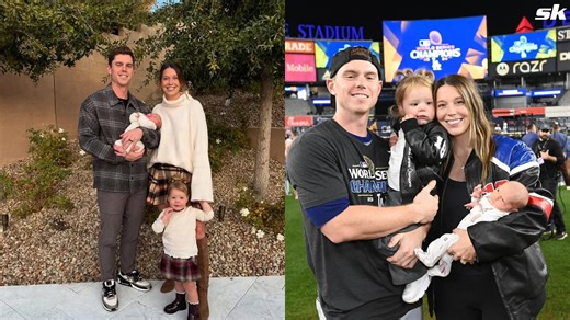 Will Smith's wife Cara shows off World Series trophy at NHL game, gushes over Dodgers star rocking LA Kings jersey