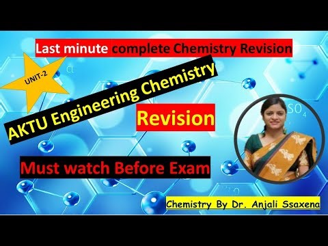 AKTU | Engineering Chemistry UNIT-4 Water treatment One Shot | 24 DEC'25