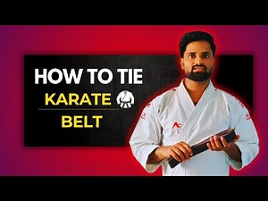 How to tie a Karate belt correctly #karatebelts