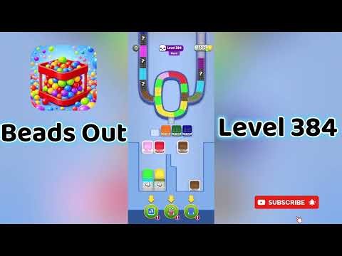🎮 Beads Out Level 384 Walkthrough 🧩 | Tricky Bead Puzzle Solution | Mini Boss