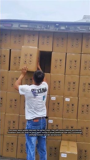 مهارة مذهلة في ترتيب البضائع.. أتحداك تمل من المشاهدة! 📦🔥