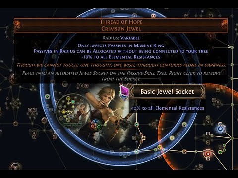 [POE 3.18] some change using thread of hope. Summary All POB , Season off