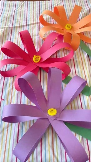 Easy 3D Paper Flower Craft for Kids! 🌸✨ | Smart Start with Miss Daisy