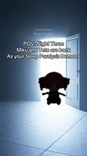 POV: Night Three Miku and Teto are back as your Sleep Paralysis Demons. #fortnite #miku #teto #sleep #bed
