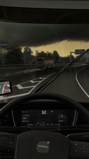 Rainbow in the Rain|ETS2 Cinematic Moment 🌈🌧️ #ets2gameplay#ets2 #eurotrucksimulator2