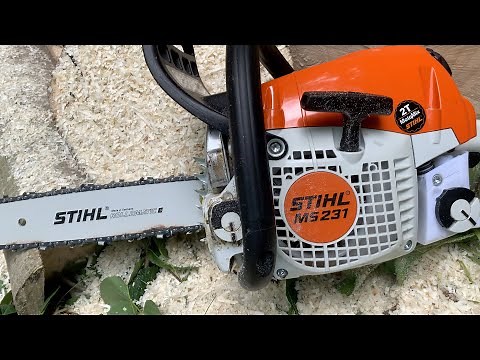 STIHL MS231 chainsaw - homeowner gas saw