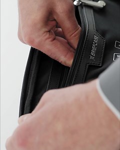 Upgrade your organization game with the xBriefcase. Packed with 19 smart pockets, it's specially designed to keep all your items and devices organized and easily accessible. Whether you're a busy professional or a frequent traveler, the xBriefcase is the perfect accessory to effortlessly keep your life in order. Secure yours at xsuit.com/briefcase | X Suit