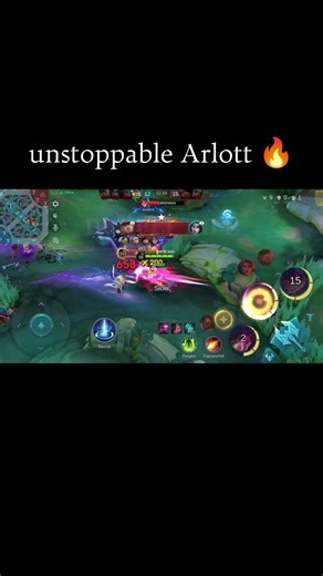 full burst Arlott 🔥#mobilelegends