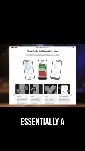 Panther Eclipse: Screenless Health Tracker Review #shorts