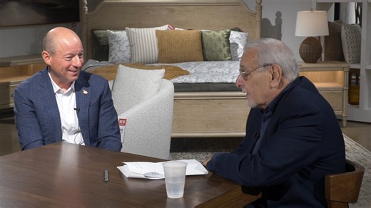 In the debut of Game Changers, a new webcast from Furniture Today, Editor Emeritus Ray Allegrezza sits down with Ashley Furniture Industries CEO Todd Wanek to discuss the future of tariffs, the revival of American furniture manufacturing and the change in consumer shopping behavior that is redefining retail. Get the full Game Changer conversation by clicking the link: https://rebrand.ly/0k4cyv3 | Furniture Today