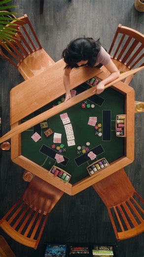 Fully decking out the Modular Gaming Table with Poker ♣️🔥Check out Wyrmwood website for more