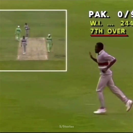 Malcolm Marshall Brilliantly Dismissed Ramiz Raja in B&H World Series 1988 - Classic Bowling