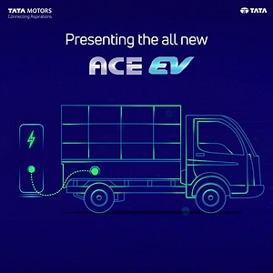 Experience Future DeliEVered with the technology of tomorrow unveiled today. Presenting the all new Ace EV. #FutureDeliEVered | Tata Motors