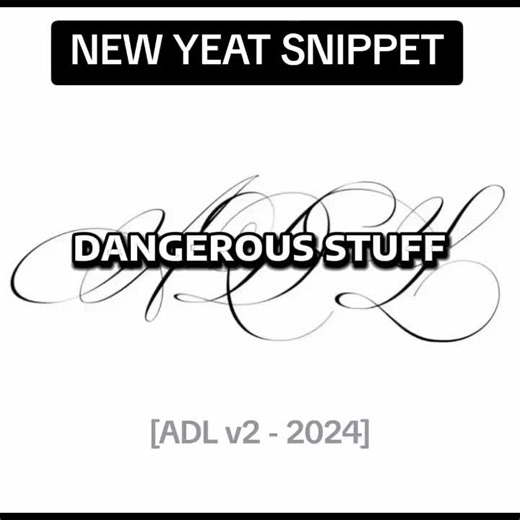 New Yeat Snippet : dangerous stuff (DEMO) (2024) #luhyeatnews #yeatsongs #snippets #adl #4urpage