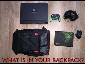 Acer Predator Gaming Utility Backpack - Review and Unboxing on iphone 6 (1080p60fps)