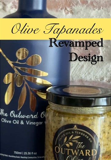 New labels!! Same great flavor! Shop now! 🔗 www.TheOutwardOlive.com #theoutwardolive #tapenade #newloook #foodies #fypシ