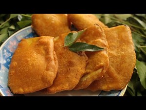 Bajji recipe - Vazhakkai bajji - Raw banana bajji - Raw banana fritters