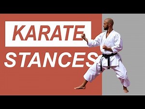 KARATE - stances (DACHI waza)